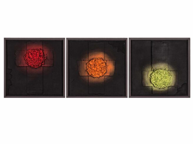 193-202-203 Trilogie Dachpappe, Sagex 32x32cm