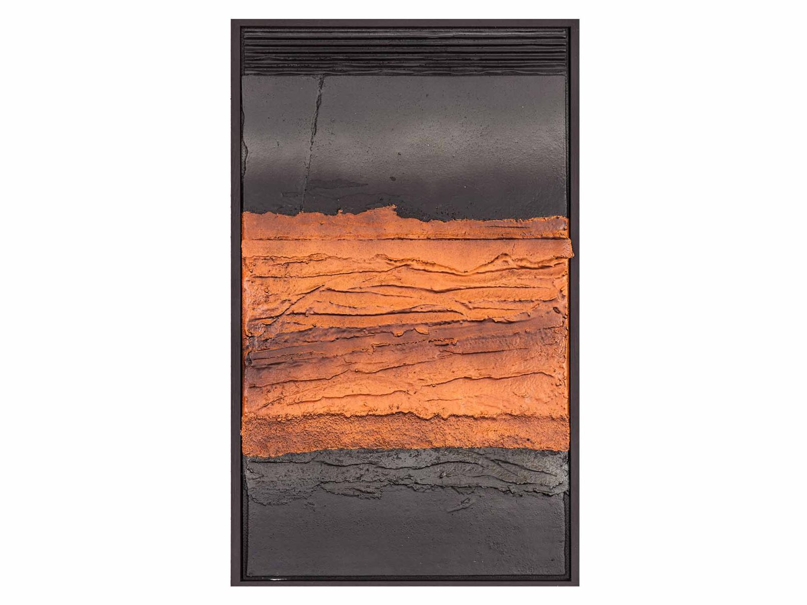 124 Horizonte Verputz, Dachpappe, Feiner Sand, Wellgarton 30x50cm