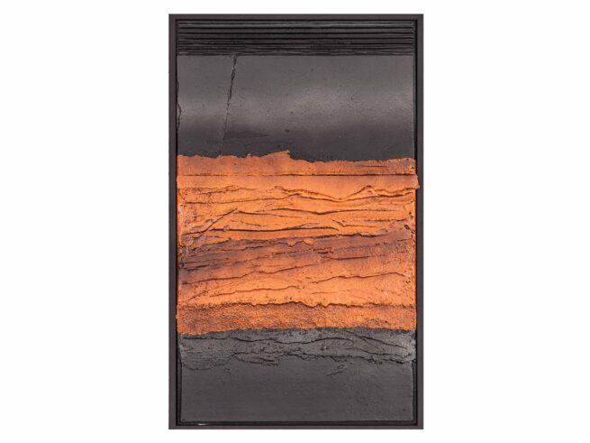 124 Horizonte Verputz, Dachpappe, Feiner Sand, Wellgarton 30x50cm