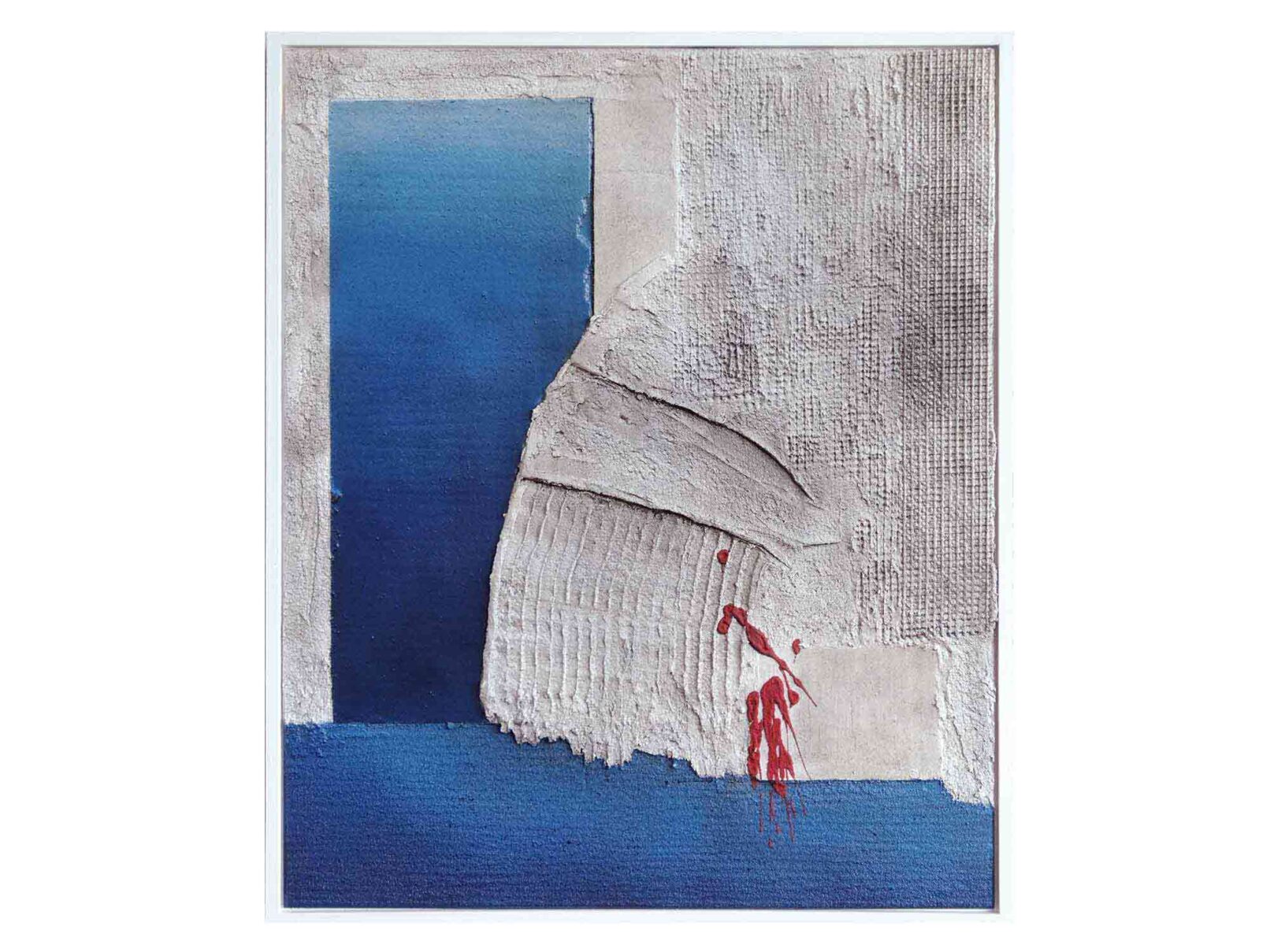 129 Dachpappe, Verputz, Kunststoffnetz 52x64cm