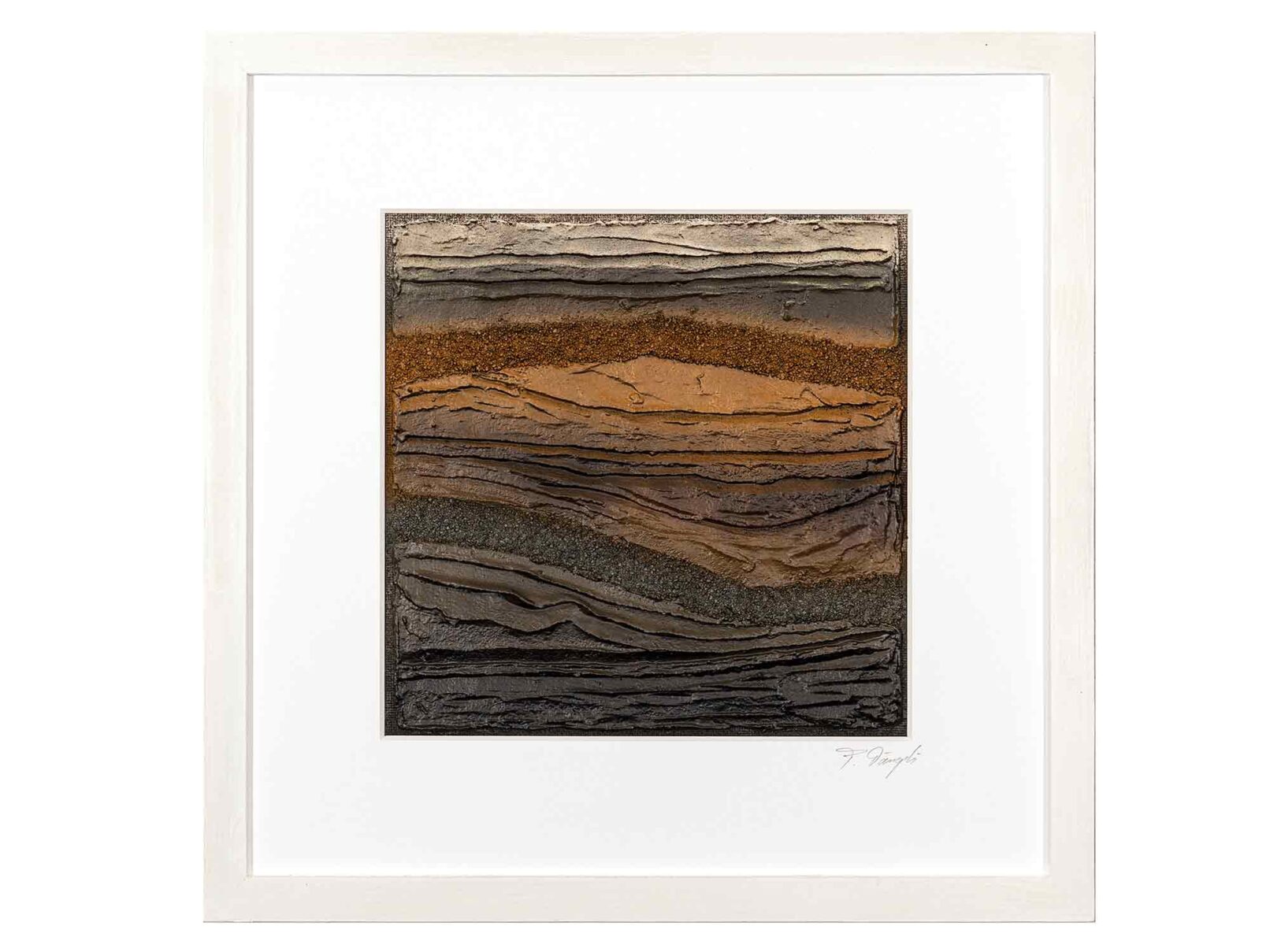 150 Horizonte Verputz (Spachtelmasse), Feiner Sand u. Steine 53x53cm