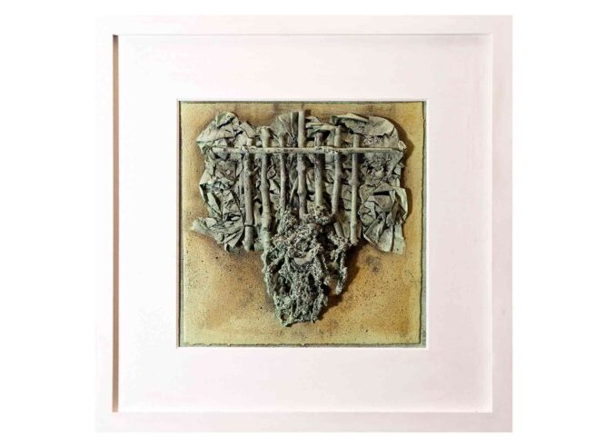 21 Dachpappe, Sagex, Papier, Holz 53x53cm