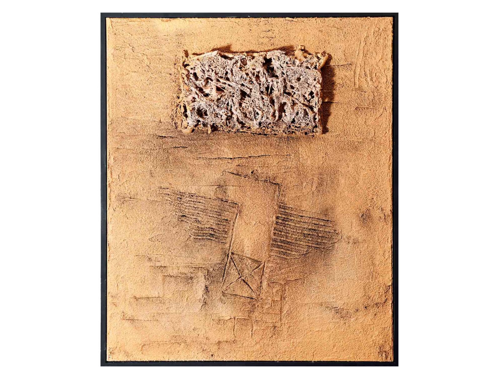 24b Verputz/Spachtel, Sagex 52x64cm