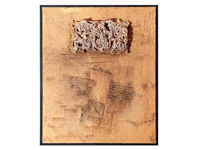 24b Verputz/Spachtel, Sagex 52x64cm