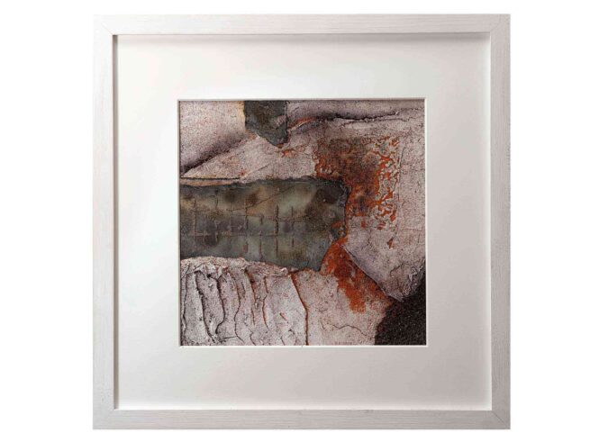 40 Sand, Dachpappe, Verputz/Spachtel 53x53cm