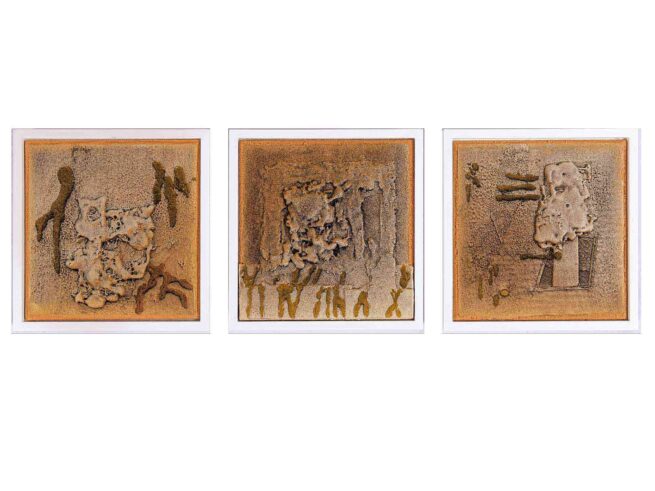 Trilogie 83-84-85 Dachpappe, Sagex, Laim mit Sand 22x22cm