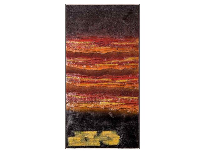 98, Horizonte Dachpappe, Verputz (Spachtelmassse), Sand 50x100 cm